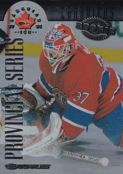 insert RC karta TOMÁŠ VOKOUN 97-98 Donruss Canadian Ice Provincial Series Rookie /750
